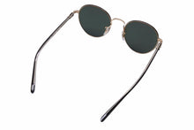 画像をギャラリービューアに読み込む, EYEVAN アイヴァン ラウンド サングラス ブラック グリーン 小物 アイウェア E-0504 美品 中古 49760