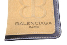 画像をギャラリービューアに読み込む, BALENCIAGA バレンシアガ メガネケース 旧ロゴ BBロゴ ブラウン イエロー ユニセックス 美品 中古 49773