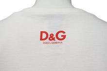 Load image into Gallery viewer, DOLCE&amp;GABBANA ドルチェアンドガッバーナ 半袖Ｔシャツ コットン エラスタン ホワイト レッド サイズ22/36 美品 中古 49784