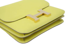 Load image into Gallery viewer, 極美品 HERMES エルメス ショルダーバッグ ミニ コンスタンス3 ライム スイフト D刻印 中古 49789