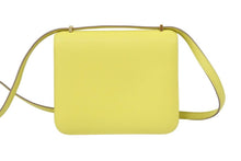 Load image into Gallery viewer, 極美品 HERMES エルメス ショルダーバッグ ミニ コンスタンス3 ライム スイフト D刻印 中古 49789