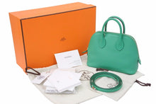 Load image into Gallery viewer, 新品未使用 エルメス HERMES ボリード 1923 ミニ 2way ショルダー ハンドバッグ バンブー 斜め掛け シェーブル U刻印 中古 49792