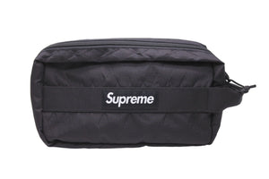 Supreme シュプリーム 18FW ユーティリティ トラベル ポーチ バッグ ブラック U5320 美品 中古 49812