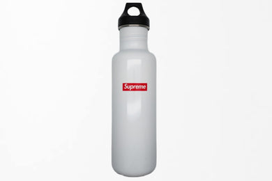 Supreme シュプリーム Klean Kanteen コラボ 水筒 タンブラー 16SS ボックスロゴ ステンレス ホワイト レッド 美品 中古 49813