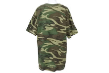 画像をギャラリービューアに読み込む, ChromeHearts クロムハーツ Tシャツ トップス クロス USA製 コットン カモフラージュ グリーン サイズM 美品 中古 49845