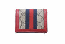画像をギャラリービューアに読み込む, GUCCI グッチ 二つ折り財布 クイーン マーガレット ビー コンパクトウォレット 赤 476072 美品 中古 49857