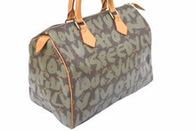 Load image into Gallery viewer, LOUIS VUITTON ルイヴィトン ハンドバッグ モノグラム グラフィティ スピーディ30 M92194 カーキ 中古 49861