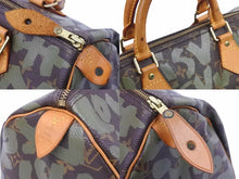 Load image into Gallery viewer, LOUIS VUITTON ルイヴィトン ハンドバッグ モノグラム グラフィティ スピーディ30 M92194 カーキ 中古 49861