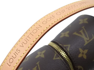 極美品 LOUISVUITTON ルイヴィトン ワインキャリア ワインケース イニシャル入り GOLF CUP 2000 JAPAN 限定品 ブラウン 中古 49862