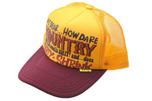 Load image into Gallery viewer, 未使用品 KAPITAL キャピタル KOUNTRY DIRTY SHRINK トラックキャップ ゴールド レッド KR2304XH30 サイズFREE 中古 49924