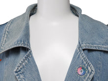 Load image into Gallery viewer, 新品同様 KAPITAL キャピタル デニムドラッキングコート ロングコート パッチワーク コットン ブルー メンズ 中古 49926