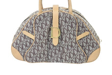 Load image into Gallery viewer, クリスチャンディオール Christian Dior トロッター柄 ハンドバッグ キャンバス ブラウン レディース おにぎり 49944
