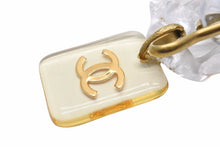 画像をギャラリービューアに読み込む, 激レア CHANEL 95C シャネル プラチェーンベルト クリア GP ネックレス 美品 中古 49976