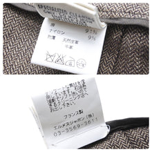 Load image into Gallery viewer, 極美品 HERMES エルメス マルジェラ期 セットアップ 麻 リネン ブラウン サイズ ジャケット34 パンツ40 中古 50036
