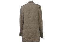 Load image into Gallery viewer, 極美品 HERMES エルメス マルジェラ期 セットアップ 麻 リネン ブラウン サイズ ジャケット34 パンツ40 中古 50036