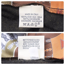 Load image into Gallery viewer, HERMES エルメス ヴィンテージ ジャンバー ジレ ニット カシミヤ シルク ブラック サイズS 美品 中古 50038