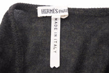 Load image into Gallery viewer, HERMES エルメス ヴィンテージ ジャンバー ジレ ニット カシミヤ シルク ブラック サイズS 美品 中古 50038