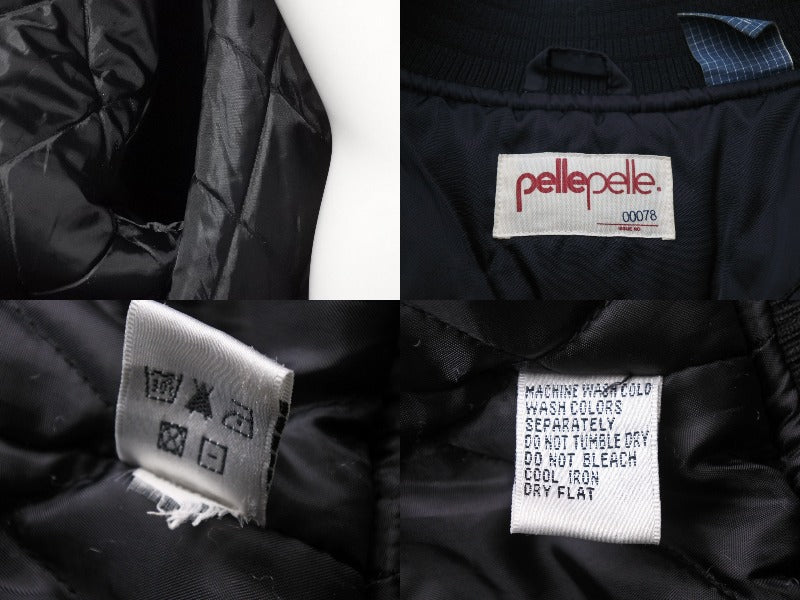 PELLE PELLE ペレペレ ブルゾン キルティング ダウンジャケット ブラック サイズ3XL 美品 中古 50090 – Casanova  Vintage
