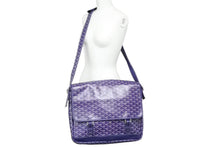 Load image into Gallery viewer, 極美品 GOYARD GRAND BLEU GM ゴヤール グランブルーGM ショルダーバッグ ブルー 中古 50092