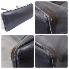 画像をギャラリービューアに読み込む, DOLCE&amp;GABBANA ドルチェアンドガッバーナ ビニール トートバッグ 肩掛けバッグ ビニール レザー クリア ゴールド 美品 中古 50121