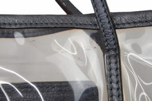 画像をギャラリービューアに読み込む, DOLCE&amp;GABBANA ドルチェアンドガッバーナ ビニール トートバッグ 肩掛けバッグ ビニール レザー クリア ゴールド 美品 中古 50121