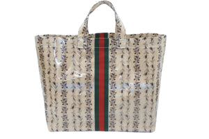 極美品 GUCCI×COMME des GARCONS グッチコムデギャルソン ビニールトートバッグ シェリーライン OD-K201 中古 50123  – Casanova Vintage