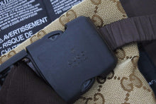 画像をギャラリービューアに読み込む, 極美品 GUCCI グッチ ベビーキャリア抱っこひも プレート GGキャンバス ロゴプレート ベージュ 270793 中古 50127