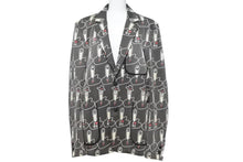 Load image into Gallery viewer, NUMBER NINE ナンバーナイン ジャケット サイズ 3 アーカイブ 総柄 middle finger jacket I LOVE NY 中古 50129