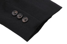 画像をギャラリービューアに読み込む, COMME des GARCONS コムデギャルソン PJ-05012S 80年代 ヴィンテージ ジャケット ブラック ウール サイズS 美品 中古 50142