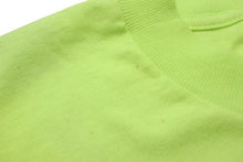 画像をギャラリービューアに読み込む, ChromeHearts クロムハーツ 半袖Tシャツ ロゴ トップス USA製 コットン 蛍光グリーン サイズL 美品 中古 50199