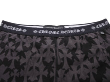 画像をギャラリービューアに読み込む, 極美品 CHROME HEARTS クロムハーツ パンツ レギンス コットン ブラック グレー サイズL CH3311 中古 50213