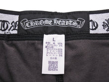 画像をギャラリービューアに読み込む, 極美品 CHROME HEARTS クロムハーツ パンツ レギンス コットン ブラック グレー サイズL CH3311 中古 50213