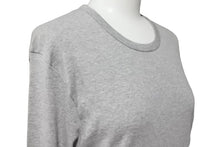 画像をギャラリービューアに読み込む, CHROME HEARTS クロムハーツ グンゼ 長袖Ｔシャツ グレー コットン サイズL 無地 日本製 美品 中古 50214