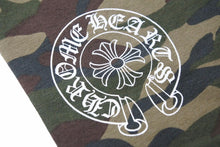画像をギャラリービューアに読み込む, CHROME HEARTS クロムハーツ パンツ レギンス 総柄 コットン カモフラージュ 迷彩 サイズL 美品 中古 50217