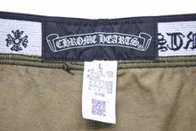 画像をギャラリービューアに読み込む, CHROME HEARTS クロムハーツ パンツ レギンス 総柄 コットン カモフラージュ 迷彩 サイズL 美品 中古 50217