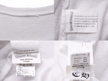 画像をギャラリービューアに読み込む, CHROME HEARTS クロムハーツ CH LS T-Shirt ホワイト レディース ロンT バックロゴ 美品 中古 50224