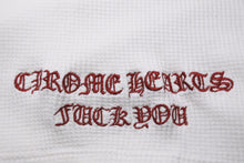 画像をギャラリービューアに読み込む, CHROME HEARTS クロムハーツ 長袖Ｔシャツ クロムハーツ Mサイズ ロンT ダガー サーマル ホワイト 刺繍 レッド 中古 50230