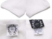画像をギャラリービューアに読み込む, CHROME HEARTS クロムハーツ 長袖Ｔシャツ クロムハーツ Mサイズ ロンT ダガー サーマル ホワイト 刺繍 レッド 中古 50230