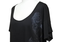 画像をギャラリービューアに読み込む, CHROME HEARTS クロムハーツ 半袖Tシャツ トップス 女 2612-304-5150 アメリカ製 コットン ブラック ブルー M 美品 中古 50236