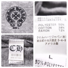 画像をギャラリービューアに読み込む, Chrome Hearts クロムハーツ Tシャツ ラングレー 7部丈 2212-304-1040 ポリエステル コットン レイヨン グレー L 美品 50238