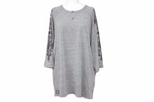 画像をギャラリービューアに読み込む, Chrome Hearts クロムハーツ Tシャツ ラングレー 7部丈 2212-304-1040 ポリエステル コットン レイヨン グレー L 美品 50238