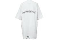 画像をギャラリービューアに読み込む, ChromeHearts クロムハーツ 半袖Tシャツ DR 7.16 2007 トップス USA製 コットン ホワイト ブラック サイズL 良品 中古 50251