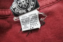画像をギャラリービューアに読み込む, CHROME HEARTS クロムハーツ 半袖Ｔシャツ ボルドー ダガー コットン ワインレット サイズM 美品 中古 50257