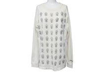 画像をギャラリービューアに読み込む, CHROME HEARTS クロムハーツ 長袖Ｔシャツ カットソー ダガー コットン ホワイト サイズM 良品 中古 50279