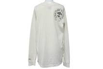 画像をギャラリービューアに読み込む, CHROME HEARTS クロムハーツ 長袖Ｔシャツ カットソー ダガー コットン ホワイト サイズM 良品 中古 50279