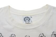 画像をギャラリービューアに読み込む, CHROME HEARTS クロムハーツ 長袖Ｔシャツ カットソー ダガー コットン ホワイト サイズM 良品 中古 50279