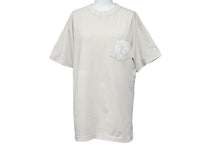 画像をギャラリービューアに読み込む, CHROME HEARTS クロムハーツ 半袖Ｔシャツ ボルドー ダガー 首ロゴ コットン ベージュ サイズM 美品 中古 50286