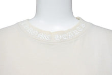 画像をギャラリービューアに読み込む, CHROME HEARTS クロムハーツ 半袖Ｔシャツ ボルドー ダガー 首ロゴ コットン ベージュ サイズM 美品 中古 50286