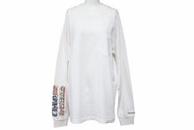画像をギャラリービューアに読み込む, クロムハーツ Chrome Hearts LS T-Shirt CH アメリカンフラッグ ロンT ポケT 袖プリ バックプリント 中古 50289
