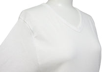 画像をギャラリービューアに読み込む, CHROME HEARTS クロムハーツ 半袖Ｔシャツ Vネック コットン ホワイト サイズL CH1150 美品 中古 50292